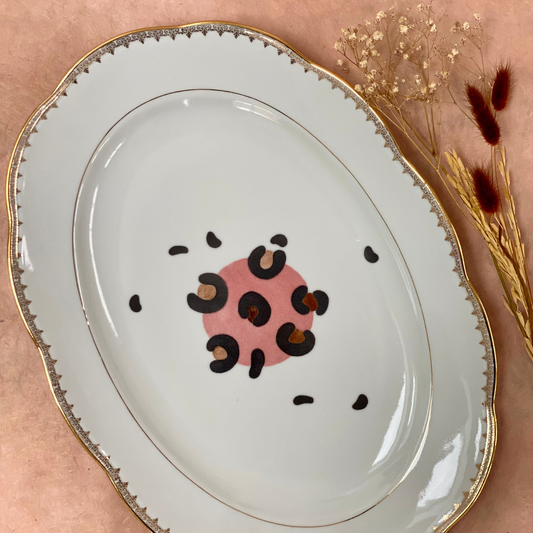 Plat ovale - Léopard