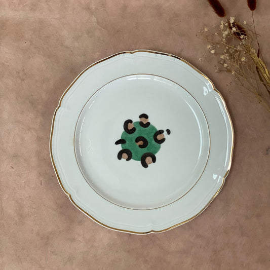 Assiette à dessert - Léopard