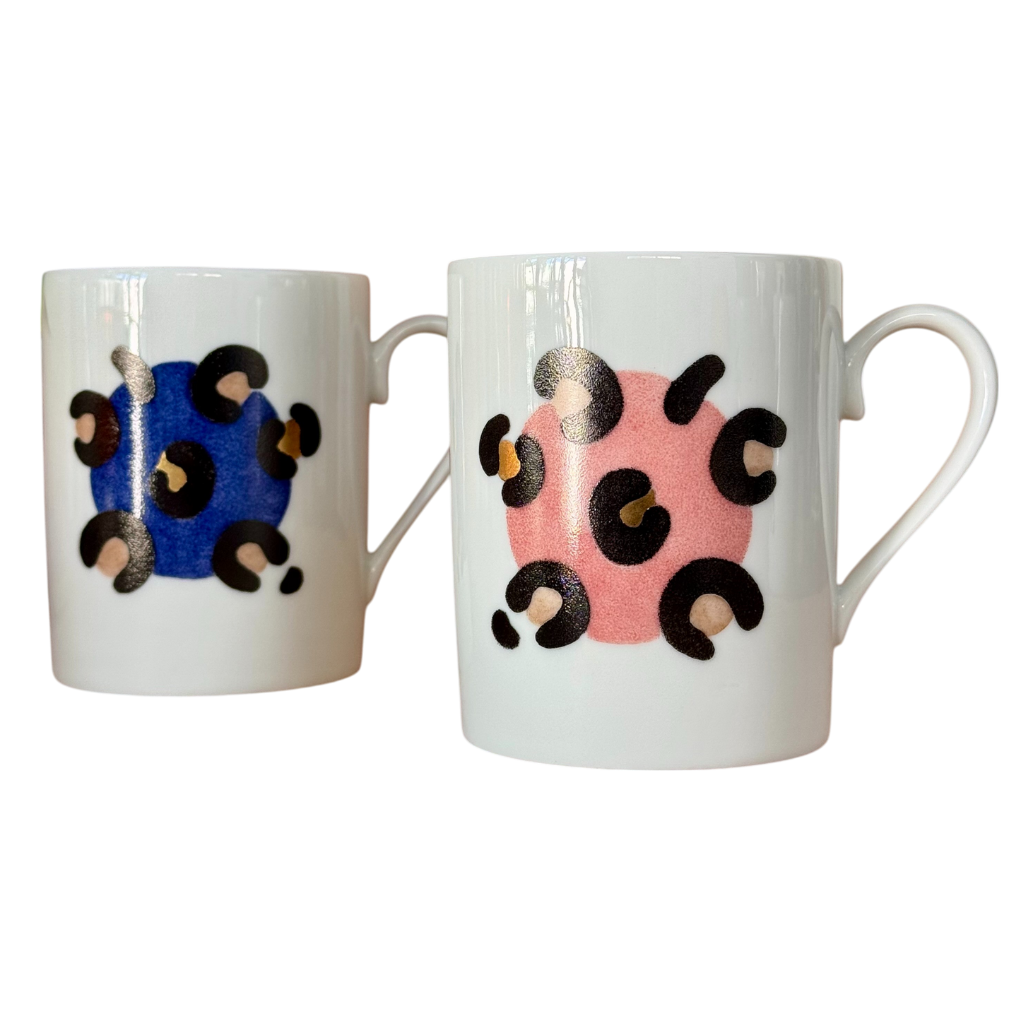 Duo tasses Léopard