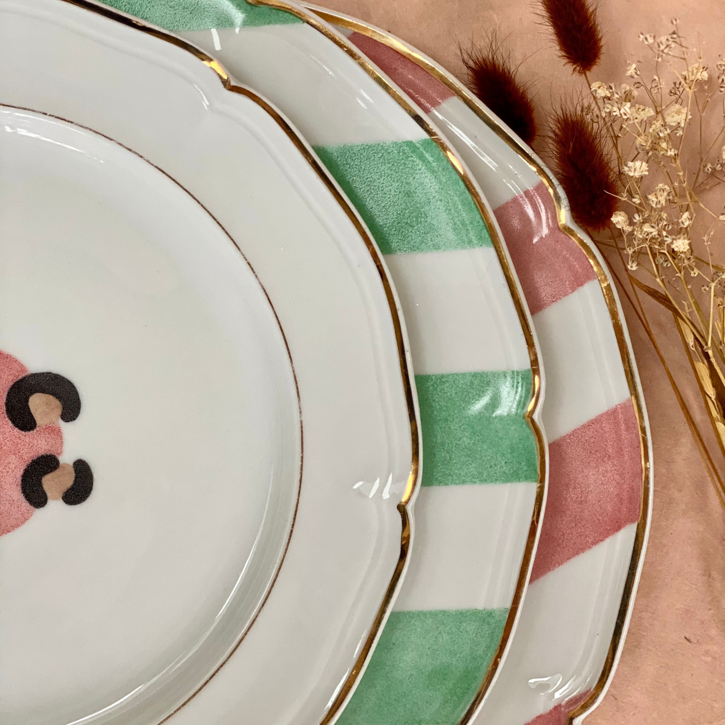 Assiette plate - Léopard